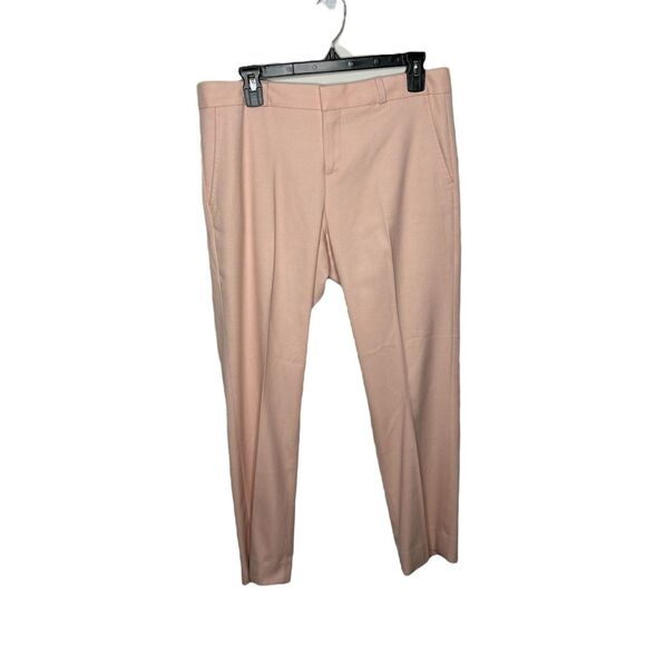 Banana Republic Ryan Fit Pink Dress Pants Stretch Slim Fit Straight Sz 8 Petite - Picture 1 of 6